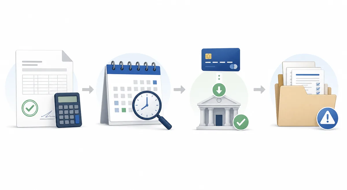 Flujo de saldo a favor SAT desde declaración anual hasta depósito o solicitud FED
